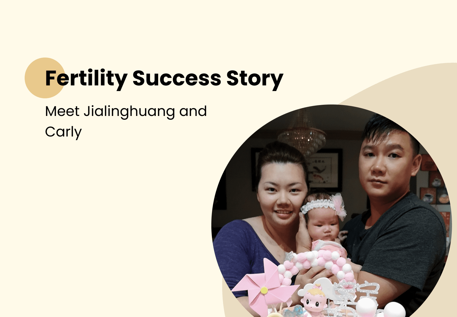 Fertility Success Story: Meet Jialinghuang and Carly ? ?